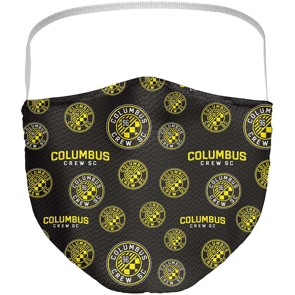 Adult Fanatics Columbus Crew All Over Logo Face Covering 3-Pack