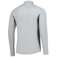 Men's adidas  Silver Columbus Crew 2025 Quarter-Zip Long Sleeve Training Top