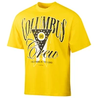 T-shirt Sport Design Sweden Gold Columbus Crew pour homme, ville natale