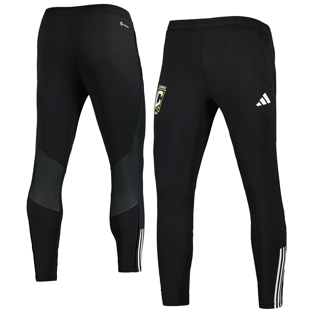 Men's adidas Black Columbus Crew 2023 On-Field Team Crest AEROREADY Training Pants