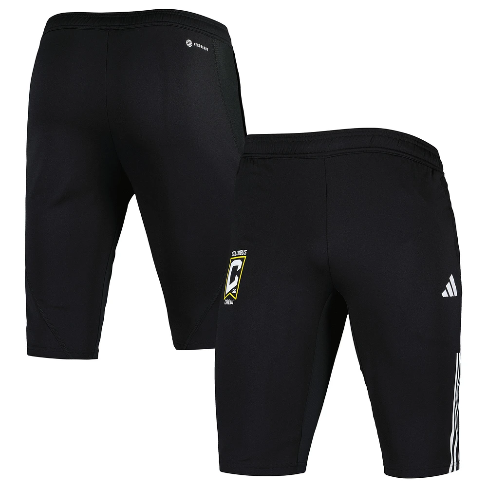 Demi-pantalon AEROREADY d'entraînement sur le terrain adidas Columbus Crew 2023 noir pour homme