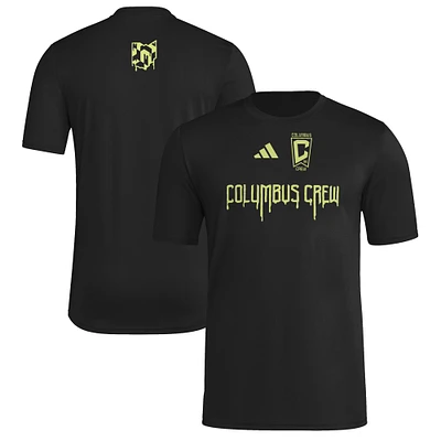 Men's adidas  Black Columbus Crew 2025 Jersey Hook AEROREADY T-Shirt