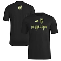 Men's adidas  Black Columbus Crew 2025 Jersey Hook AEROREADY T-Shirt