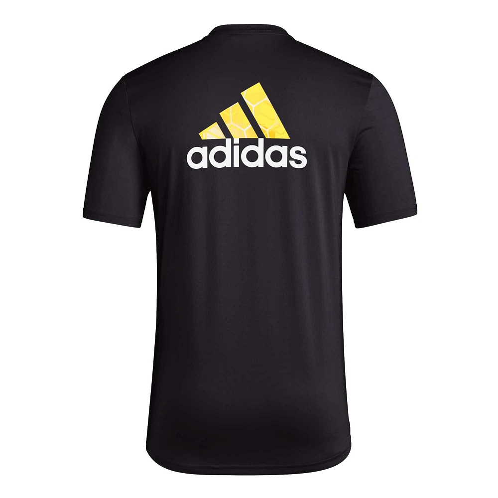 Men's adidas Black Columbus Crew Local Pop AEROREADY T-Shirt