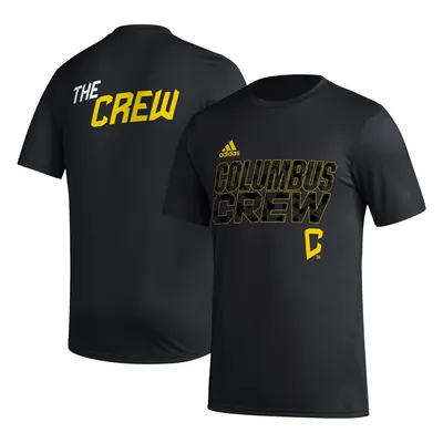 Columbus Crew adidas Team Jersey Hook AEROREADY T-Shirt - Black