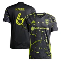 Men's adidas Darlington Nagbe Black Columbus Crew 2025 The Goosebumps Kit Replica Player Jersey