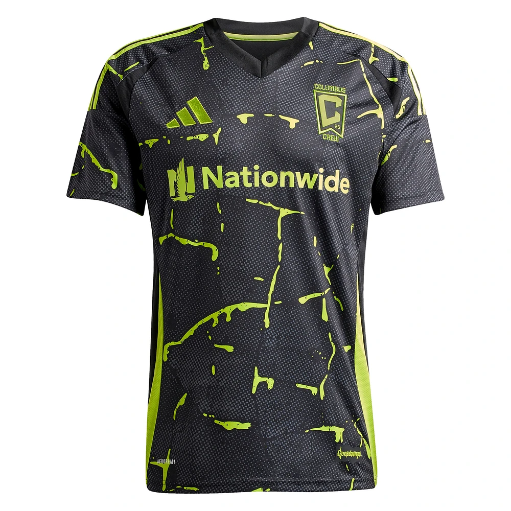 Men's adidas Darlington Nagbe Black Columbus Crew 2025 The Goosebumps Kit Replica Player Jersey