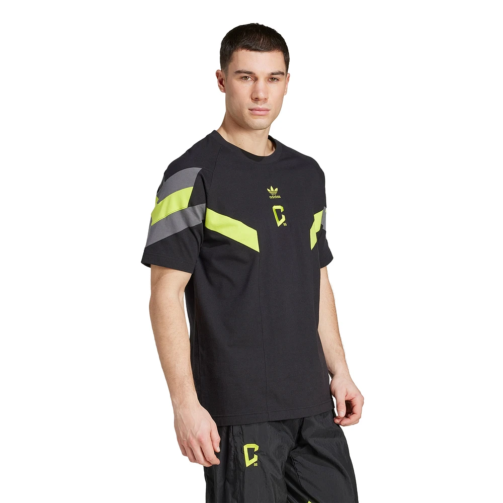 Men's adidas Originals  Black Columbus Crew Culturewear Collection Fashion Jersey