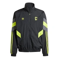 Men's adidas Originals  Black Columbus Crew Culturewear Collection Full-Zip Track Jacket
