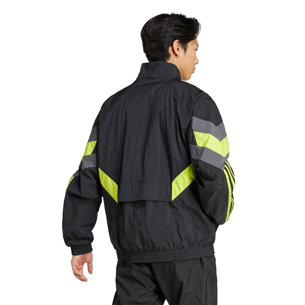 Men's adidas Originals  Black Columbus Crew Culturewear Collection Full-Zip Track Jacket
