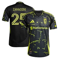 Men's adidas Sean Zawadzki Black Columbus Crew 2025 The Goosebumps Kit Authentic Player Jersey