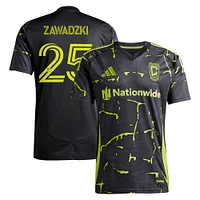 Men's adidas Sean Zawadzki Black Columbus Crew 2025 The Goosebumps Kit Replica Player Jersey