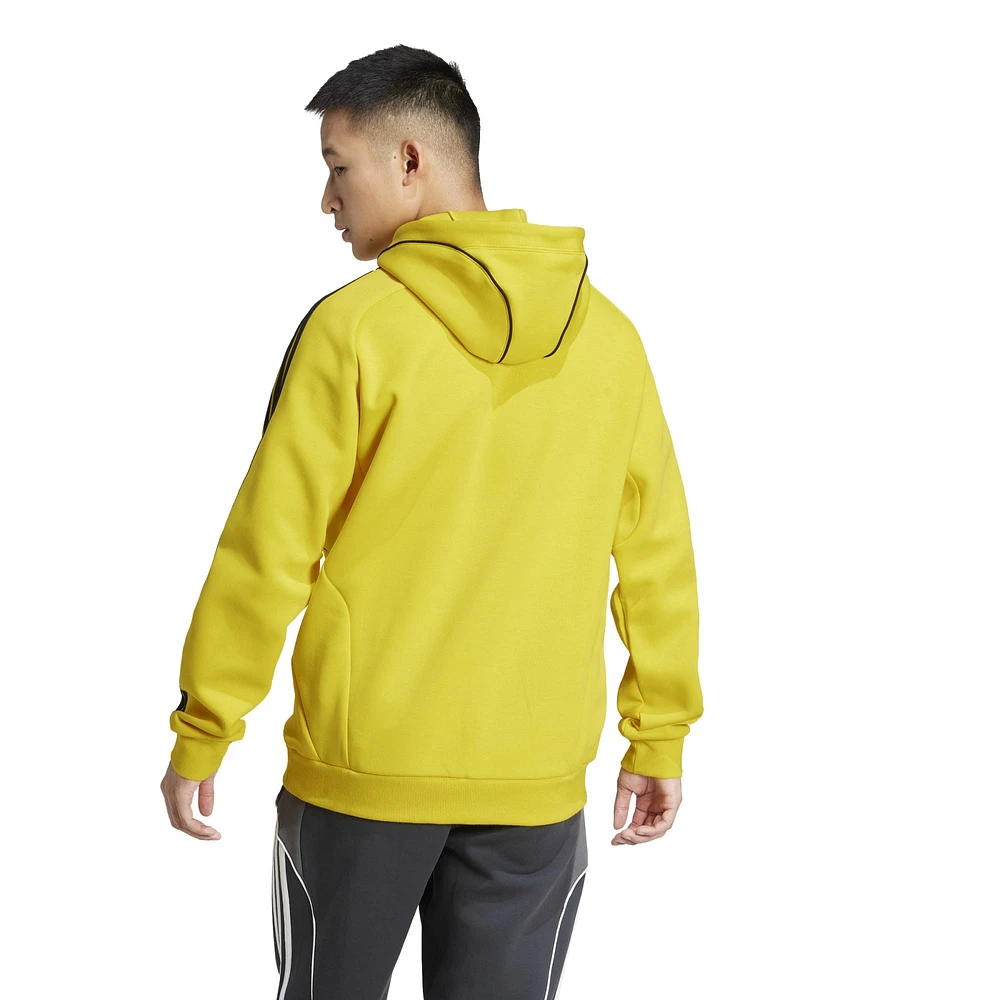 Men's adidas Yellow Columbus Crew 2025 Travel Pullover Hoodie