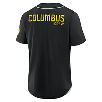Men's Fanatics Black Columbus Crew Injury Time Baseball Jersey