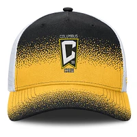 Casquette ajustable noire Columbus Crew Libero Trucker de Fanatics pour hommes