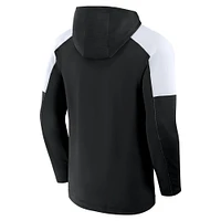 Men's Fanatics Black Columbus Crew Red Card Transitional Pullover Hoodie