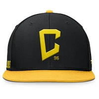 Men's Fanatics Black Columbus Crew Sitter Snapback Hat