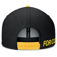 Men's Fanatics Black Columbus Crew Sitter Snapback Hat
