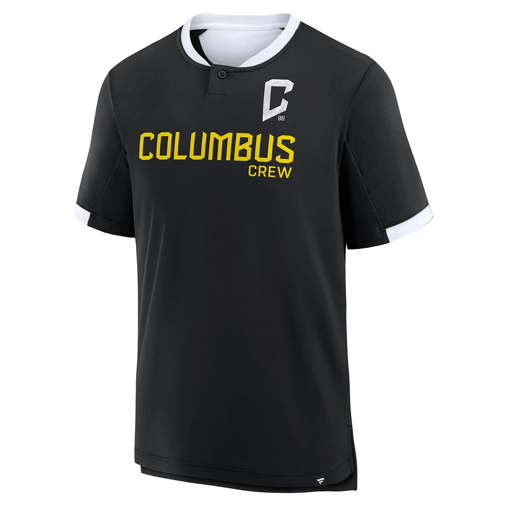 T-shirt noir Columbus Crew pour homme Fanatics Stoppage Time Striker