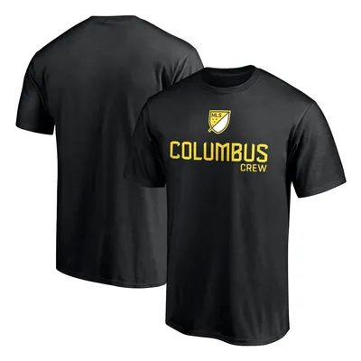 Columbus Crew Fanatics Branded Shielded Logo T-Shirt - Black