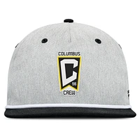 Men's Fanatics Heather Gray Columbus Crew Chip Golfer Snapback Hat