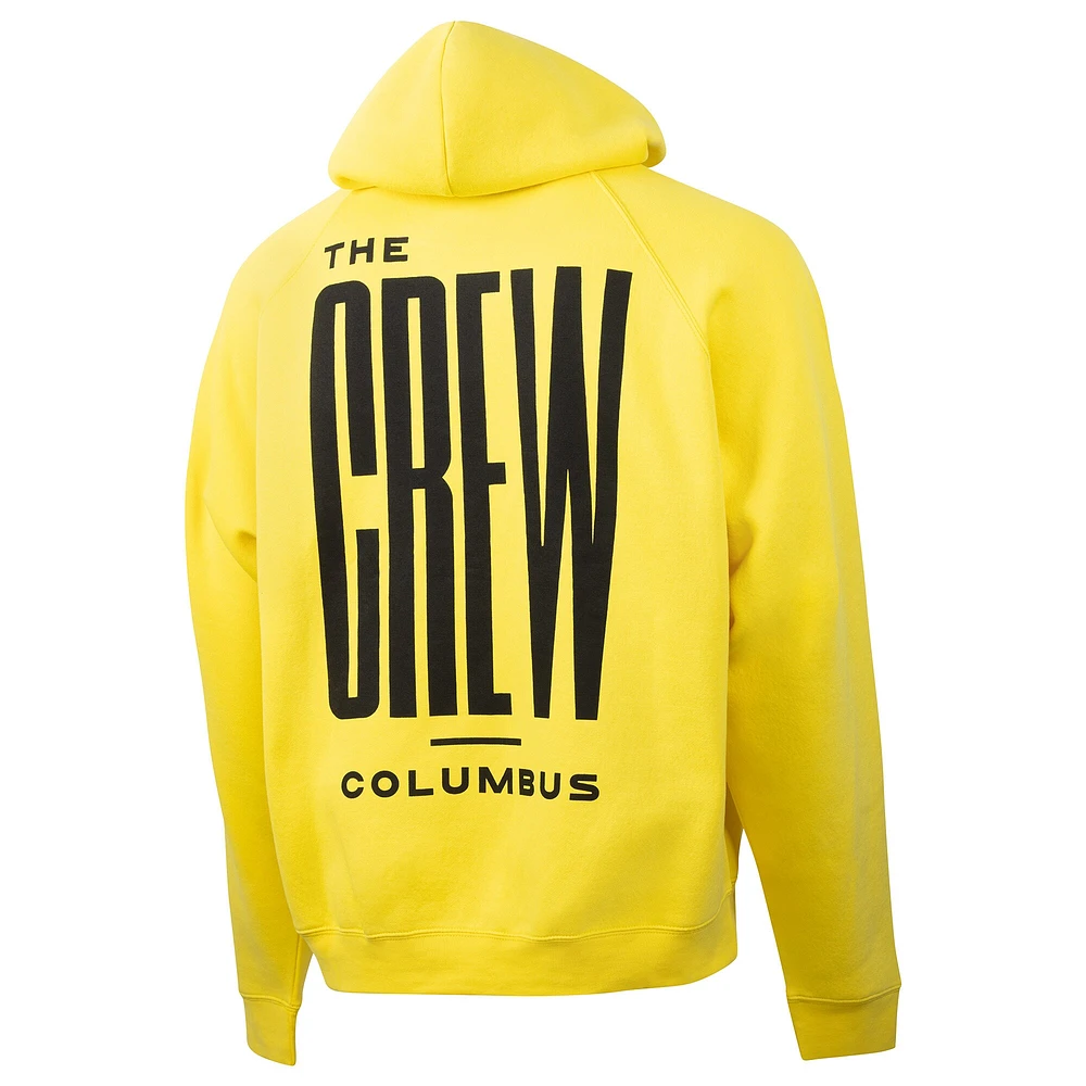 Sweat à capuche surdimensionné Gold Columbus Crew Hometown pour homme