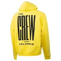 Sweat à capuche surdimensionné Gold Columbus Crew Hometown pour homme