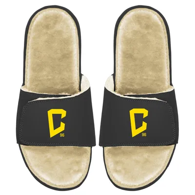 Columbus Crew ISlide Fur Slides - Tan/Black