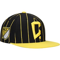 Casquette Mitchell & Ness noire Columbus Crew Team Pin pour homme