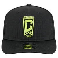Casquette extensible à boutons-pression Columbus Crew 2025 Jersey Hook 9SEVENTY de New Era pour homme