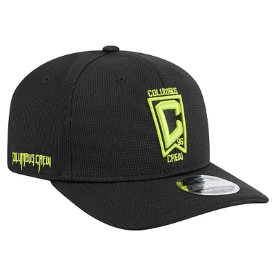 Casquette extensible à boutons-pression Columbus Crew 2025 Jersey Hook 9SEVENTY de New Era pour homme