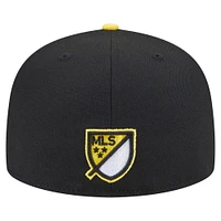 Men's New Era  Black Columbus Crew 2025 Kickoff 59FIFTY Fitted Hat