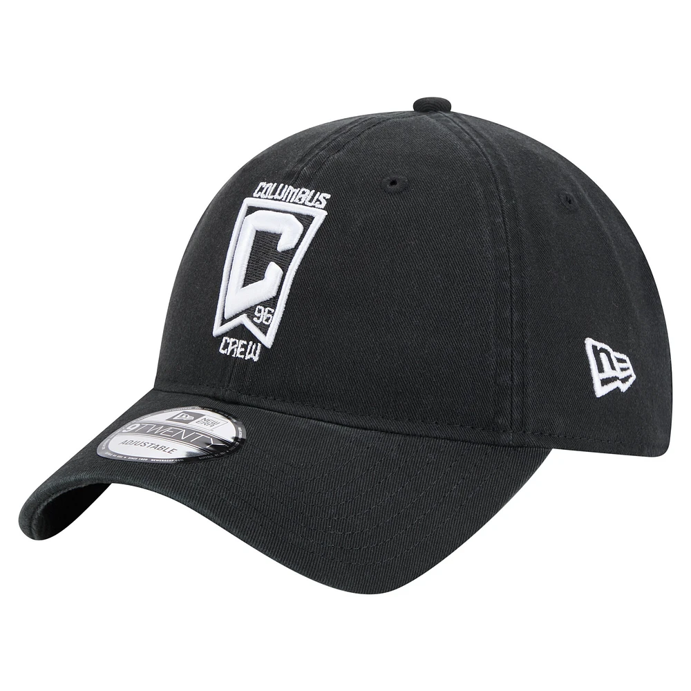 Men's New Era  Black Columbus Crew 2025 Kickoff 9TWENTY Adjustable Hat