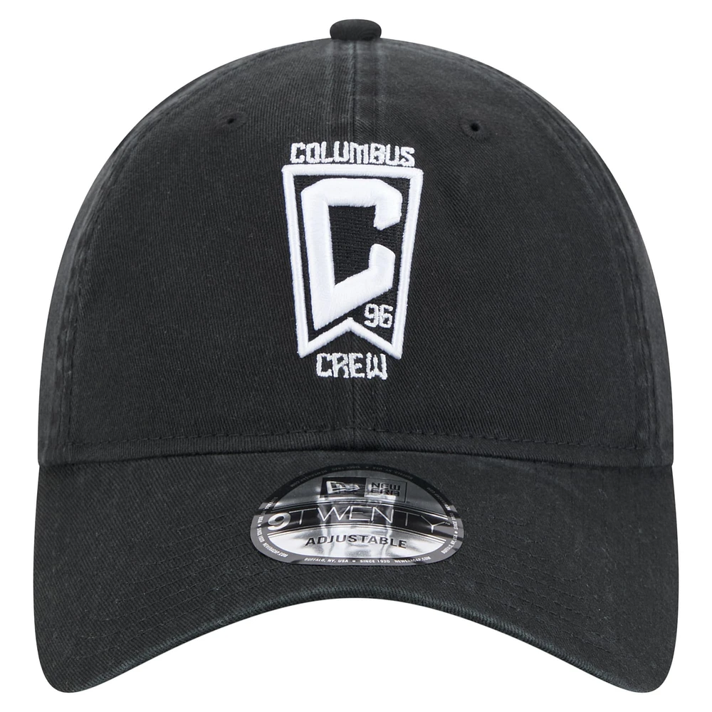 Men's New Era  Black Columbus Crew 2025 Kickoff 9TWENTY Adjustable Hat