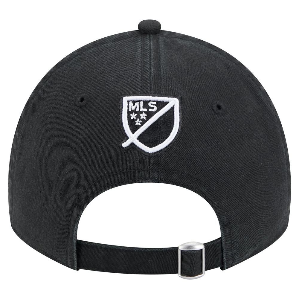 Men's New Era  Black Columbus Crew 2025 Kickoff 9TWENTY Adjustable Hat