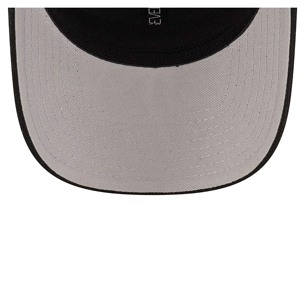 Casquette ajustable extensible à boutons-pression Columbus Crew 9SEVENTY noire New Era pour homme