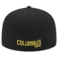 Men's New Era White/Black Columbus Crew 2024 Kick Off Collection 59FIFTY Fitted Hat