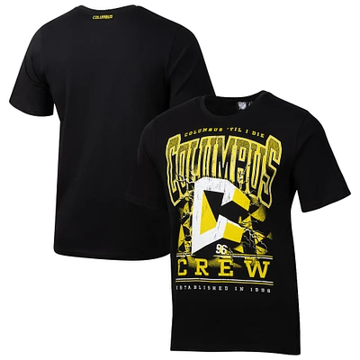 Men's Sport Design Sweden Black Columbus Crew Vintage '90s Relaxed T-Shirt