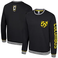 Sweat-shirt à capuche noir Stadium Essentials Columbus Crew pour homme, motif 2 coups la mi-temps