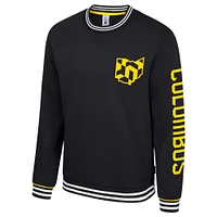 Sweat-shirt à capuche noir Stadium Essentials Columbus Crew pour homme, motif 2 coups la mi-temps