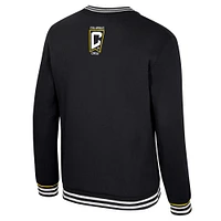 Sweat-shirt à capuche noir Stadium Essentials Columbus Crew pour homme, motif 2 coups la mi-temps