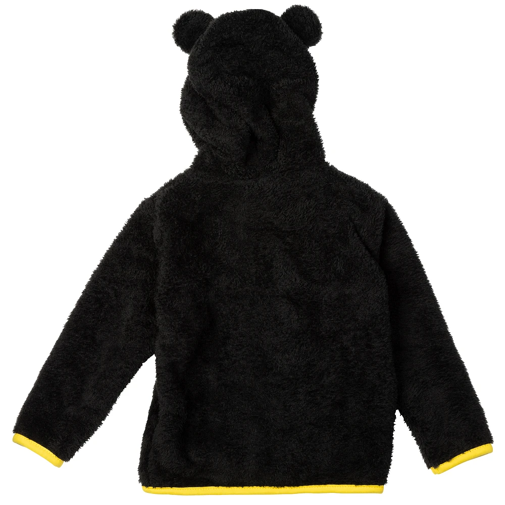 Sweat à capuche entièrement zippé Columbus Crew Tie-Breaker Teddy noir pour tout-petits Sport Design Sweden