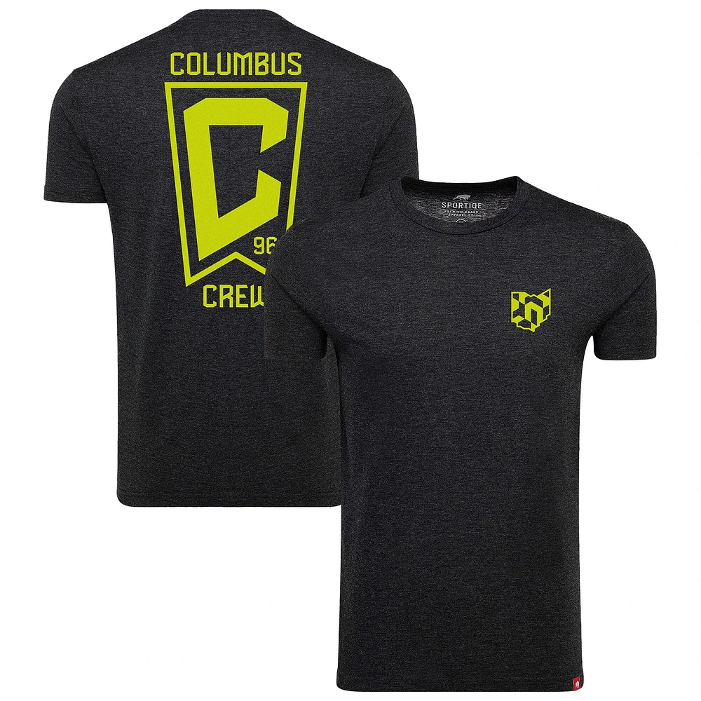 Unisex Sportiqe Black Columbus Crew Comfy Tri-Blend T-Shirt