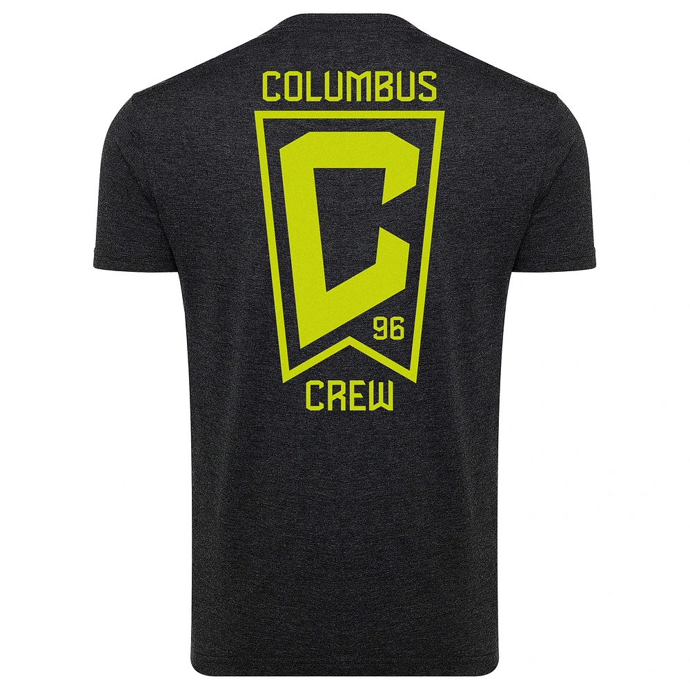 Unisex Sportiqe Black Columbus Crew Comfy Tri-Blend T-Shirt