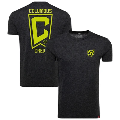 Unisex Sportiqe Black Columbus Crew Comfy Tri-Blend T-Shirt