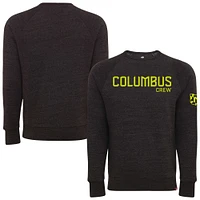 Sweat-shirt unisexe Sportiqe noir Columbus Crew Harmon Tri-Blend Raglan