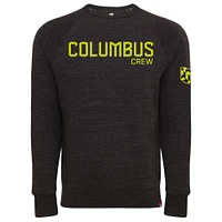 Sweat-shirt unisexe Sportiqe noir Columbus Crew Harmon Tri-Blend Raglan