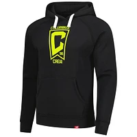 Unisex Sportiqe Black Columbus Crew Olsen Logo Tri-Blend Pullover Hoodie