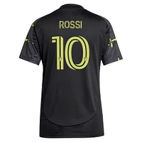 Women's adidas Diego Rossi Black Columbus Crew 2025 The Goosebumps Kit Replica Player Jersey