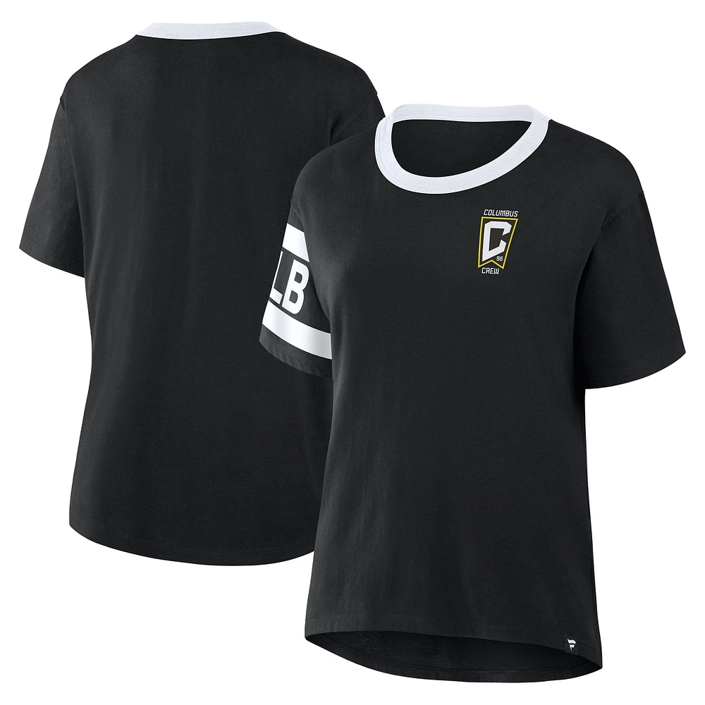 T-shirt noir Columbus Crew Defender Pairing Legacy pour femme de Fanatics